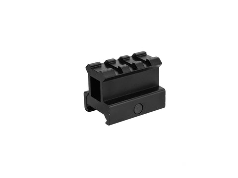 Compact Riser Mount for 20mm Rails - 1" High-Profile