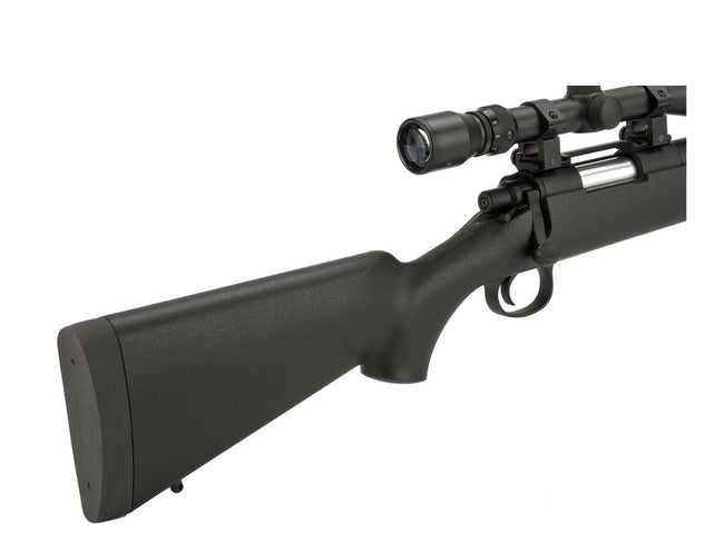 CYMA Standard VSR-10 Bolt Action Airsoft Sniper Rifle (Color: Black w/ Scope Rail)