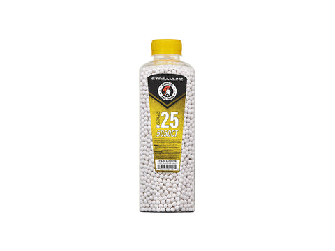 Lancer Tactical 5100 Round 0.25g Bio Airsoft BBs (Color: White)