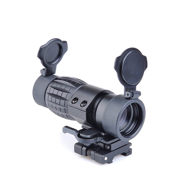ET Style 4X FXD Magnifier with Adjustable QD Mount