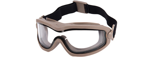 Lancer Tactical Double Layer Airsoft Goggles [Clear Lens]
