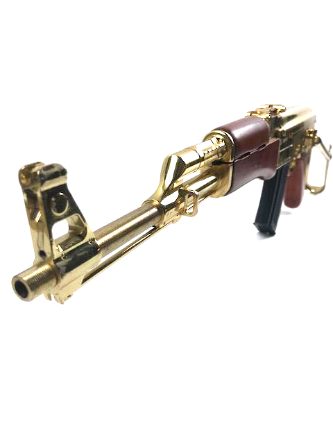 SRC Limited Edition Full Metal 24K Gold Plated AK47-S Airsoft AEG