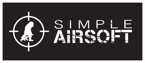 Simple Airsoft Beach Sticker