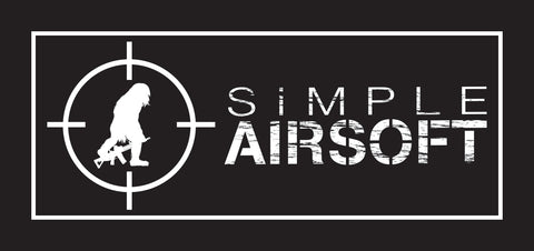 Simple Airsoft 4" x 1.5" Patch