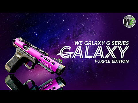 WE-Tech Galaxy Hi-CAPA Gas Blowback Airsoft Pistol (Color: Purple