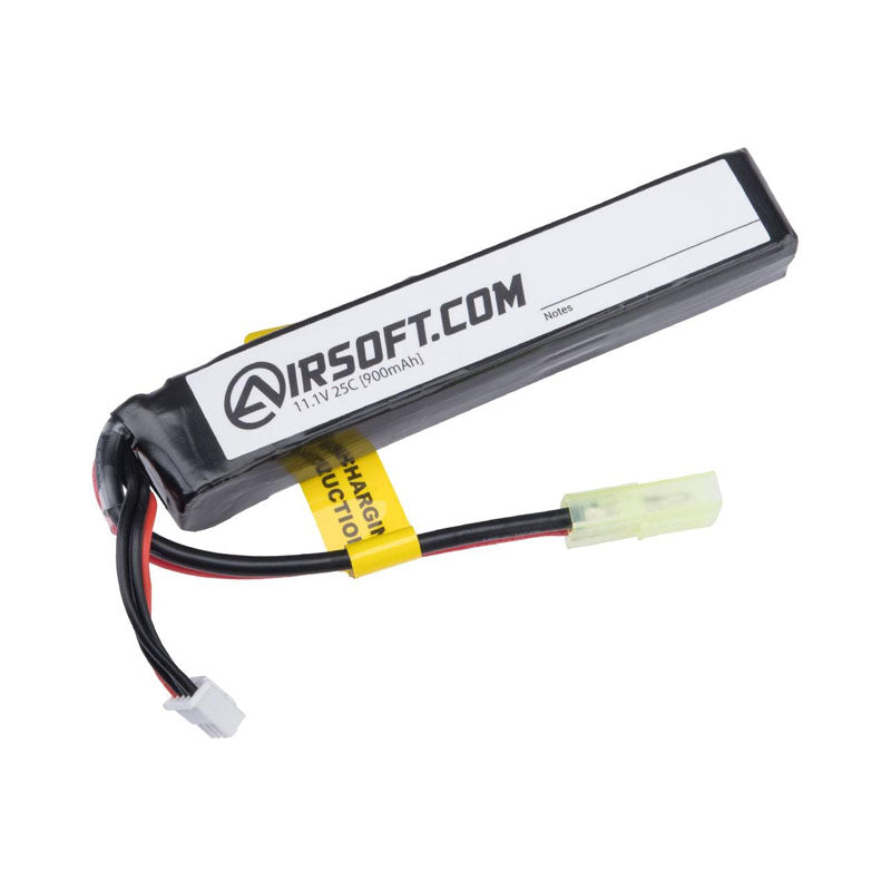 Airsoft.com 11.1v High Performance Airsoft Battery (Model: Small Tamiya / 900mAh)