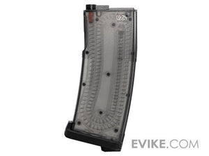 PTS Enhanced Polymer Mid-Cap Magazine for M4 Series Airsoft AEG Rifles (Color: Transparent)