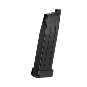 WE-Tech 30 Round Magazine for Hi-Capa Gas Blowback Airsoft Pistols (Color: Black / Long Base / Green Gas)