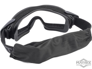 Matrix Tactical Systems "Onyx" ANSI Rated Airsoft Goggles (Color: Black / Clear)