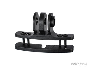 HK Army CNC Aluminum GoPro Mount for Paintball Goggles (Color: Black)