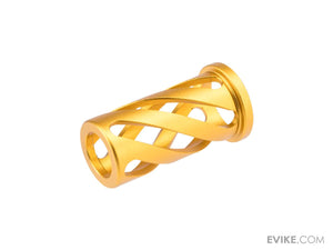 Dr. Black Aluminum Spiral Short Recoil Spring Guide Rod Plug for Tokyo Marui Hi-CAPA Gas Blowback Airsoft Pistols