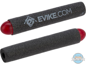Foam Blaster Full Length Soft Foam Darts (Type: Hard Tip / Evike Black / 100pcs)