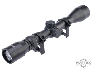Matrix 3-9X40 Professional Scope w/ 1.5" Scope Rings for Airsoft Rifles (Color: Black)