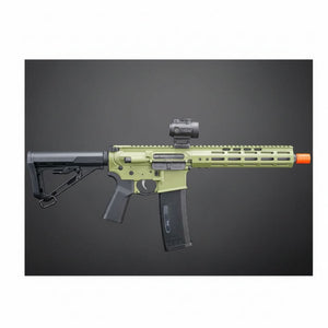 EMG x Noveske Chainsaw M4 Airsoft AEG Rifle w/ Artemis Gearbox & E-Shooter Kestrel ETU (Color: Bazooka Green / 10.5" Barrel)
