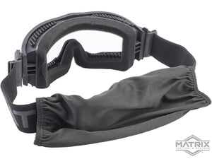 Matrix Tactical Systems "Marauder" ANSI Rated Airsoft Goggles (Color: Black / Clear)