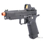 ARCTURUS Vanguard 4.3" Airsoft Hi-Capa Gas Blowback Pistol: Optics Ready Slide & Red Dot Combo