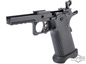 Matrix Complete Tactical Frame Set for 4.3 Hi-Capa Gas Blowback Airsoft Pistols (Model: Hex Grip)