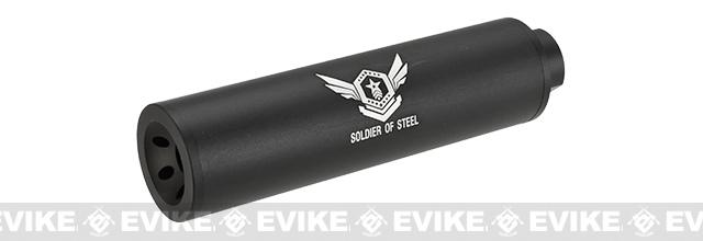 Angel Custom Mock Suppressor for Airsoft GBB Pistols (Version: Soldier of Steel / 14mm Negative)