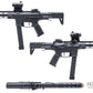 Matrix x WELL PRO Gen2 9mm PCC CQB Airsoft AEG SMG w/ MOSFET & PDW Stock