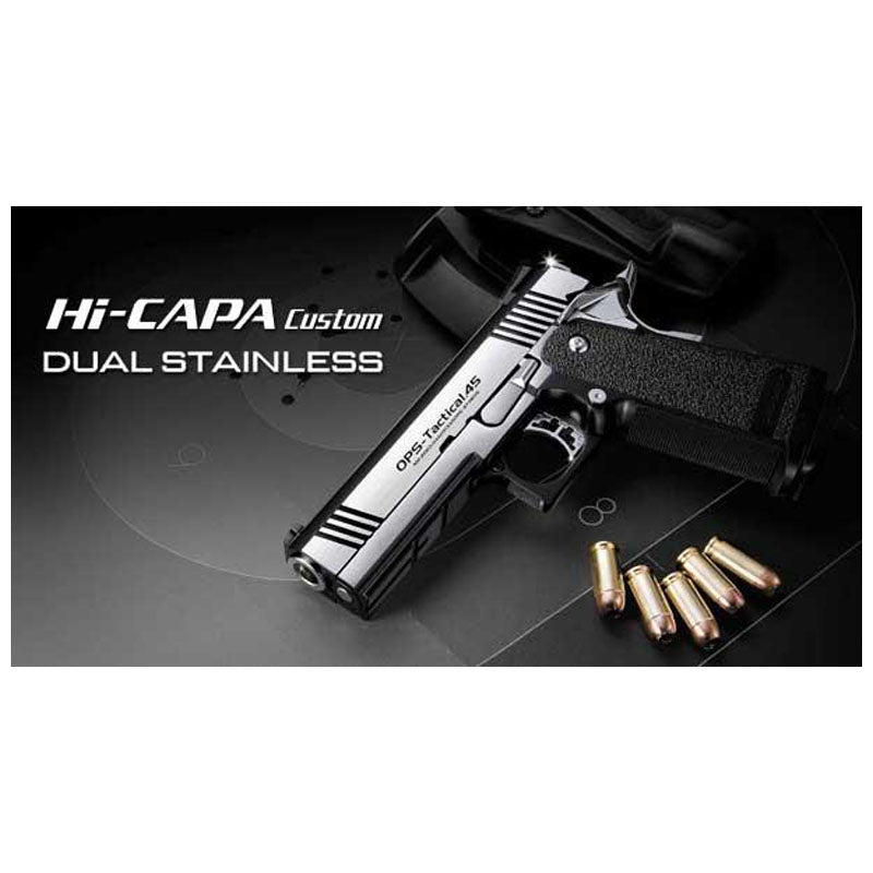 Tokyo Marui Limited Edition Custom Dual-Tone Stainless Hi-CAPA 4.3 Gas Blowback Airsoft Pistol