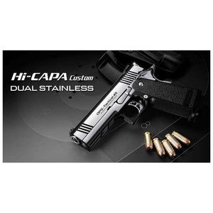 Tokyo Marui Limited Edition Custom Dual-Tone Stainless Hi-CAPA 4.3 Gas Blowback Airsoft Pistol