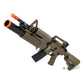 Matrix / S&T Sportsline M4 Airsoft AEG Rifle w/ G3 Micro-Switch Gearbox (Model: M4A1 w/ M203 400 FPS / Black / w/ M203 Package)