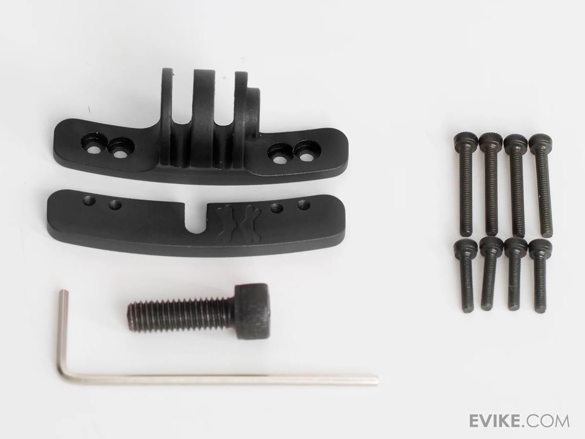 HK Army CNC Aluminum GoPro Mount for Paintball Goggles (Color: Black)