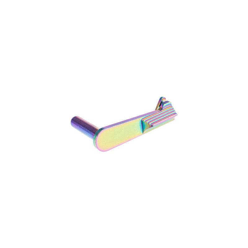 CowCow Technology CNC Slide Stop for Tokyo Marui Hi-CAPA Gas Blowback Airsoft Pistols (Rainbow)