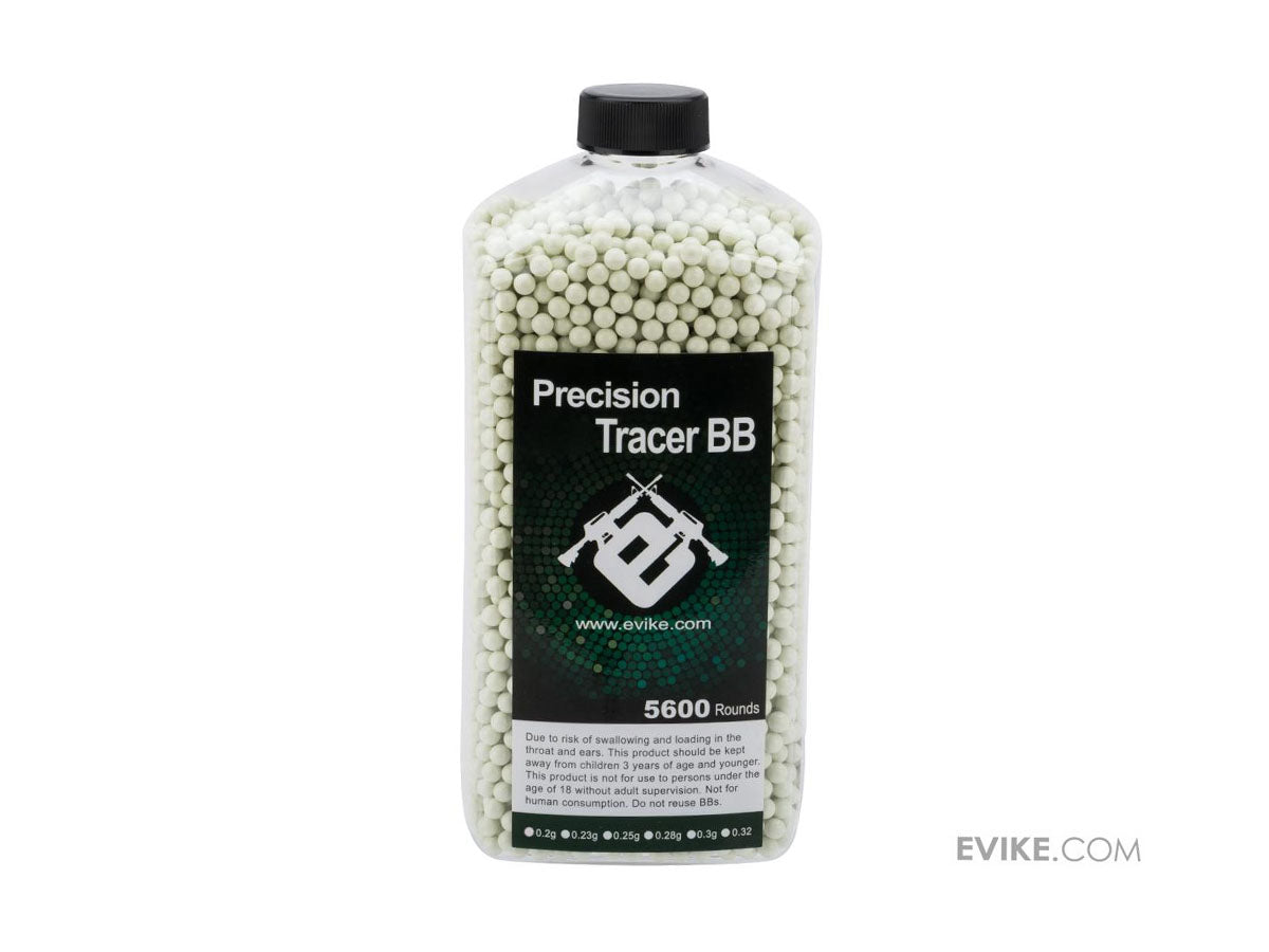 BioVal Outdoor Match Grade 6mm Airsoft Tracer BBs (Color: Green Tracer / .28g / 5600 Rounds)