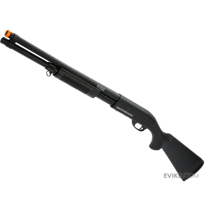 S&T M870 Type Full Metal Airsoft Training Shotgun (Version: Standard / Black / Polymer Stock)