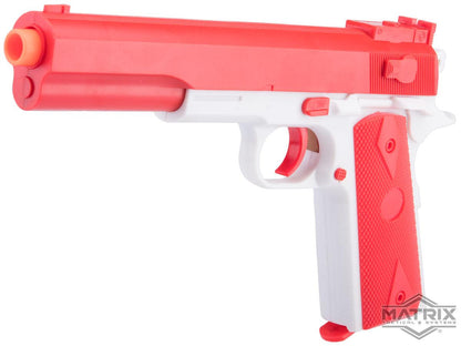 Avengers Vigor Series 1911 Polymer Airsoft Spring Pistol (Color: Red & White)