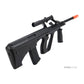 JG AUG Military Full Size Airsoft AEG Integrated Scope (Color: Black)