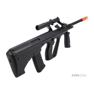 JG AUG Military Full Size Airsoft AEG Integrated Scope (Color: Black)