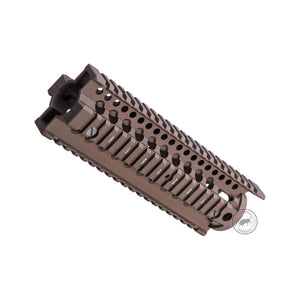 Madbull x Daniel Defense Omega Rail System for Airsoft AEG (Color: Dark Earth / 9")