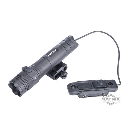 Matrix Picatinny Luminous Weapon Mount Combat Flashlight (Model: L7192R PICA / 1250 Lumen)
