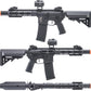 Delta Armory Charlie Series Polymer M4 Airsoft AEG Rifle w/ Battery and Charger (Model: Suppressed 8" Charlie M-LOK / Black)