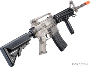 Sig Sauer Licensed Patrol Rifle Entry Level Airsoft AEG and 1911 Pistol Kit By Cybergun (Color: Clear)