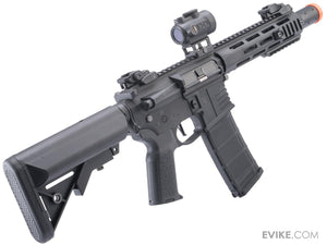 Delta Armory Charlie Series Polymer M4 Airsoft AEG Rifle w/ Battery and Charger (Model: Suppressed 8" Charlie M-LOK / Black)