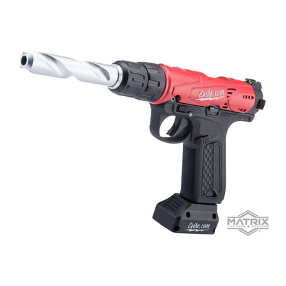 Action Army AAP-01 "Drill" Custom Airsoft Gas Blowback Pistol (Color: Matrix Blue / Kit With Gun)
