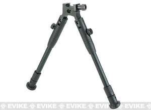 Matrix Full Metal Folding Bipod for Picatinny and 20mm Accessory Rails with Rubberized Feet