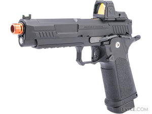 ARCTURUS Vanguard 5" Airsoft Hi-Capa Gas Blowback Pistol (Model: Optics Ready Slide & ARS-1 Red Dot Combo)