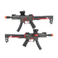 King Arms PDW 9mm SBR Airsoft AEG Rifle - Shorty