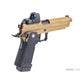 ARCTURUS Vanguard 5" Airsoft Hi-Capa Gas Blowback Pistol (Model: Optics Ready Slide & ARS-1 Red Dot Combo)