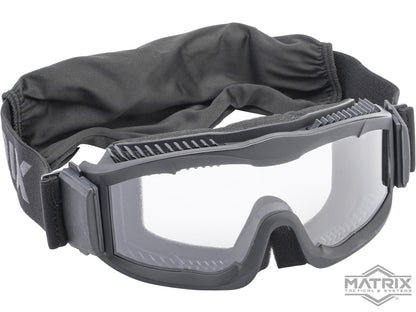 Matrix Tactical Systems "Marauder" ANSI Rated Airsoft Goggles (Color: Black / Clear)