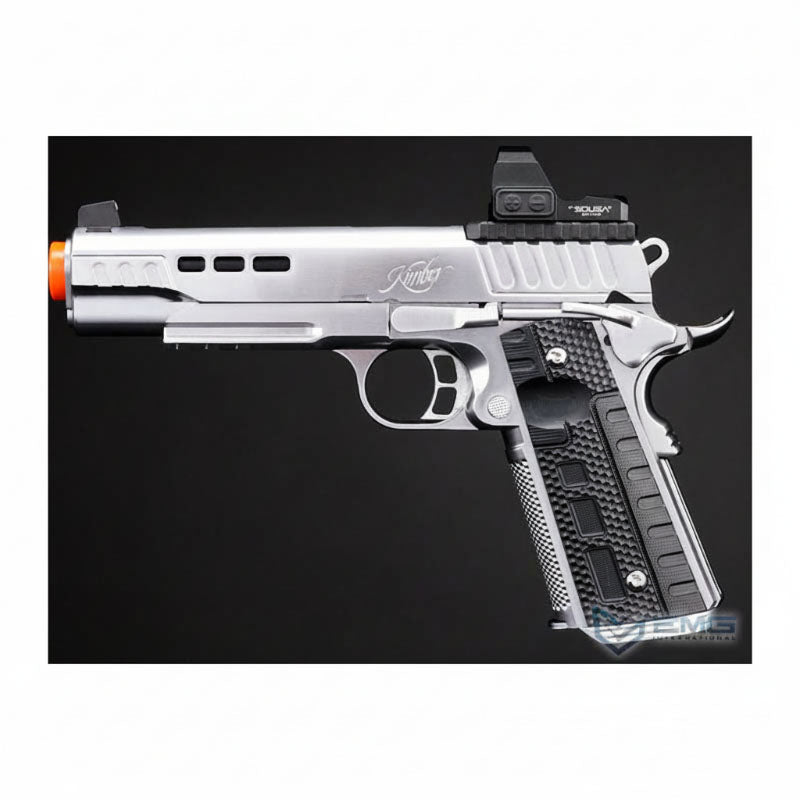 EMG x Kimber Rapide 1911 Gas Blowback Airsoft Pistol (Color: Silver / Green Gas)
