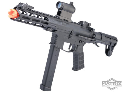 Matrix x WELL PRO Gen2 9mm PCC CQB Airsoft AEG SMG w/ MOSFET & PDW Stock