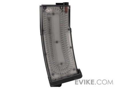PTS Enhanced Polymer Mid-Cap Magazine for M4 Series Airsoft AEG Rifles (Color: Transparent)