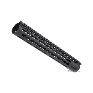 ZCI CNC Aluminum KeyMod Ultra Slim Free Float Handguard for M4 / M16 AEG Rifles (Size: 13.5")