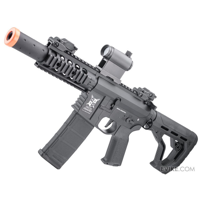 Delta Armory Alpha Eagle Series M4 Airsoft AEG Rifle (Model: SilentOps CQB / Black)