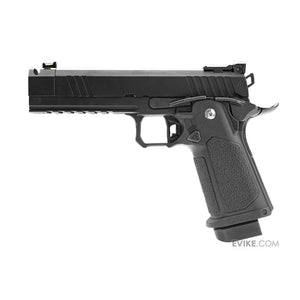ARCTURUS Tempest 4.3" Airsoft Hi-Capa Gas Blowback Pistol w/ Compensator (Model: Standard Slide)